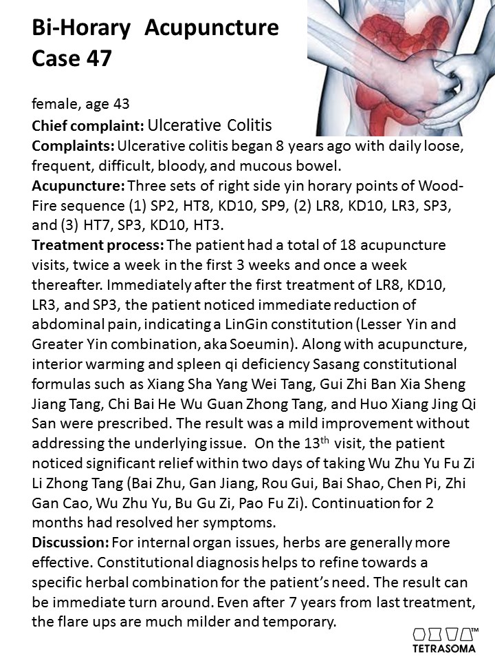 Asian herbs successfully treat ulcerative colitis